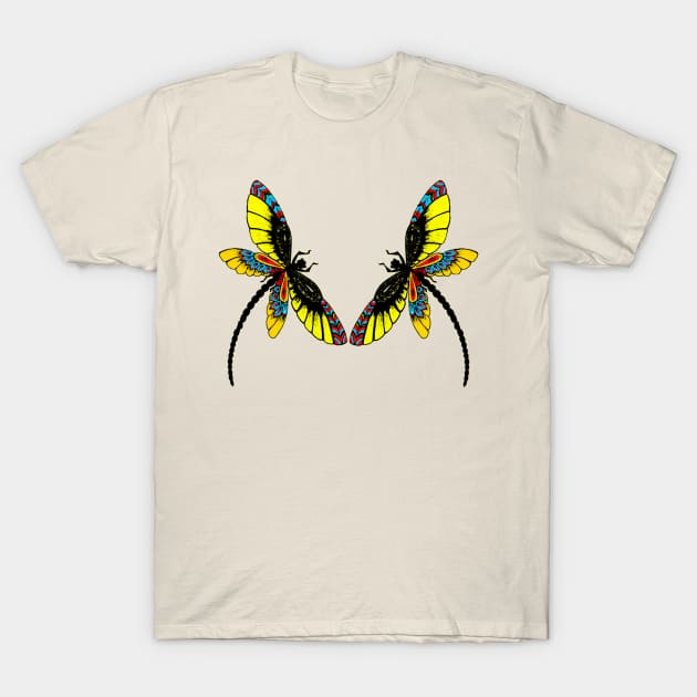 Dragon fly t-shirt T-Shirt by Riss art